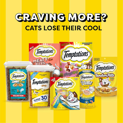 Temptations Creamy Puree Salmon Cat Treats – 0.42 oz (24 Tubes)