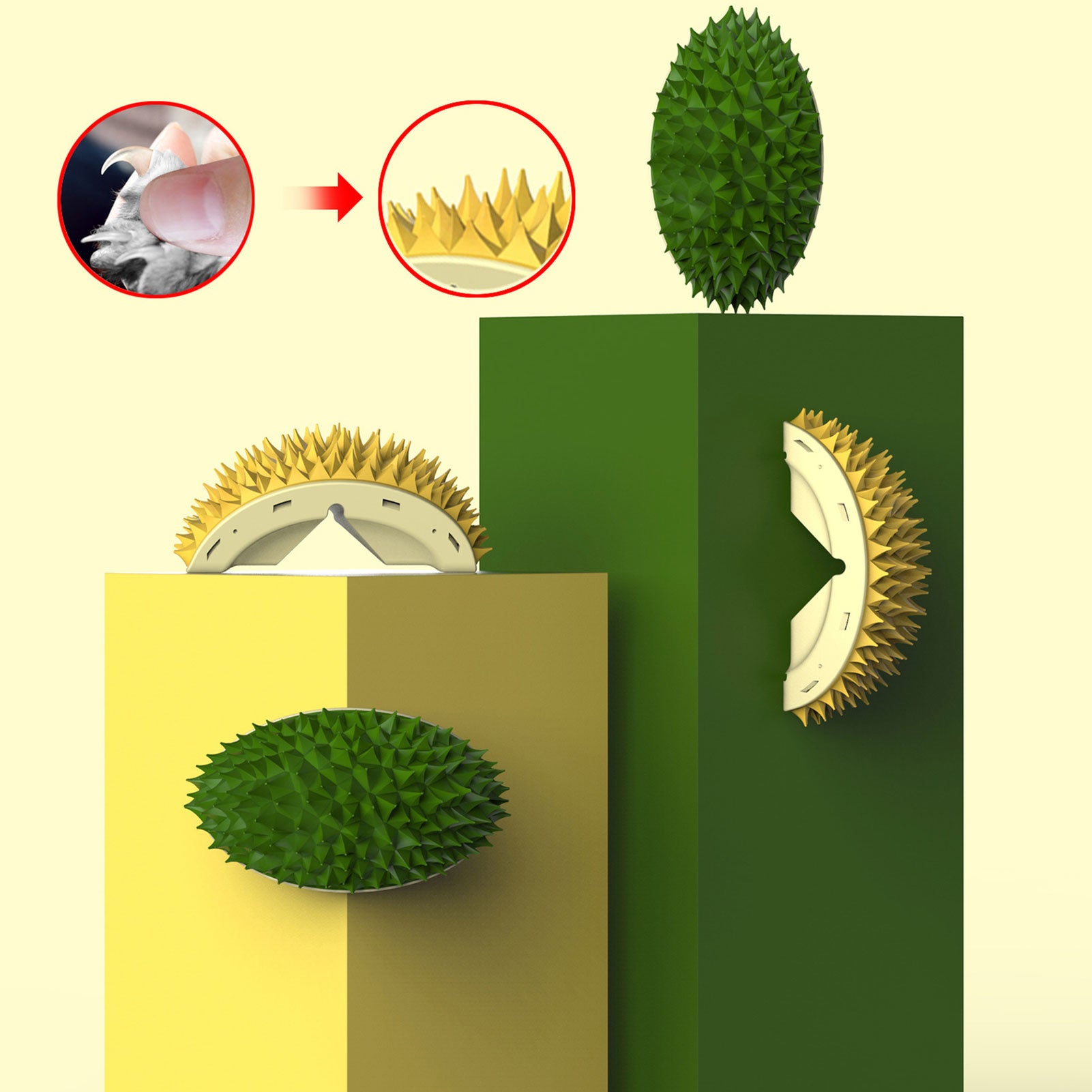 Durian Self-Groomer & Scratcher