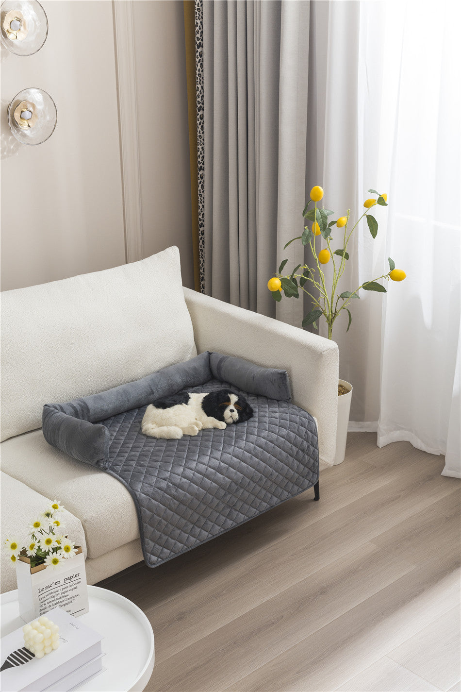 Cozy Pet Sofa Bed – Plush Comfort & Furniture Protection