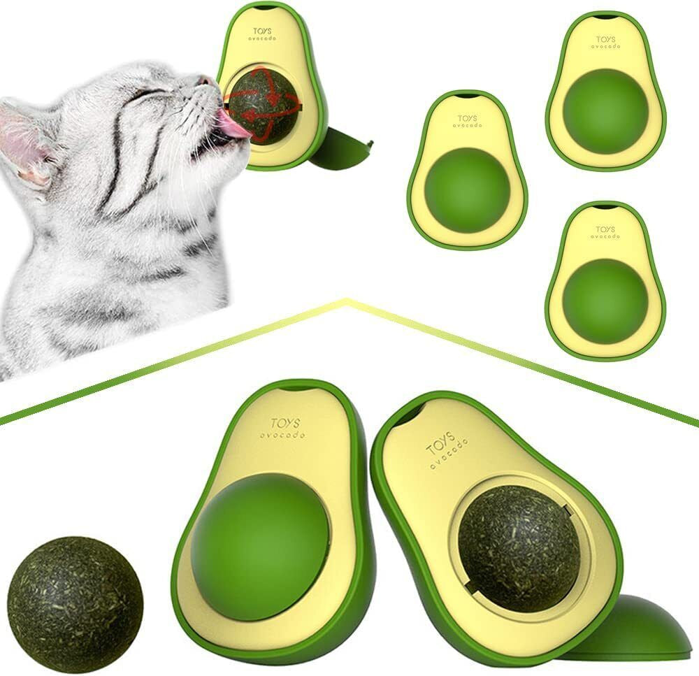 Avocado Catnip Treat Toy