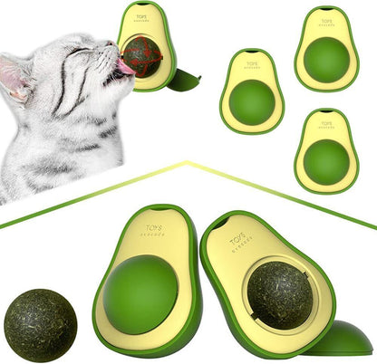 Avocado Catnip Treat Toy