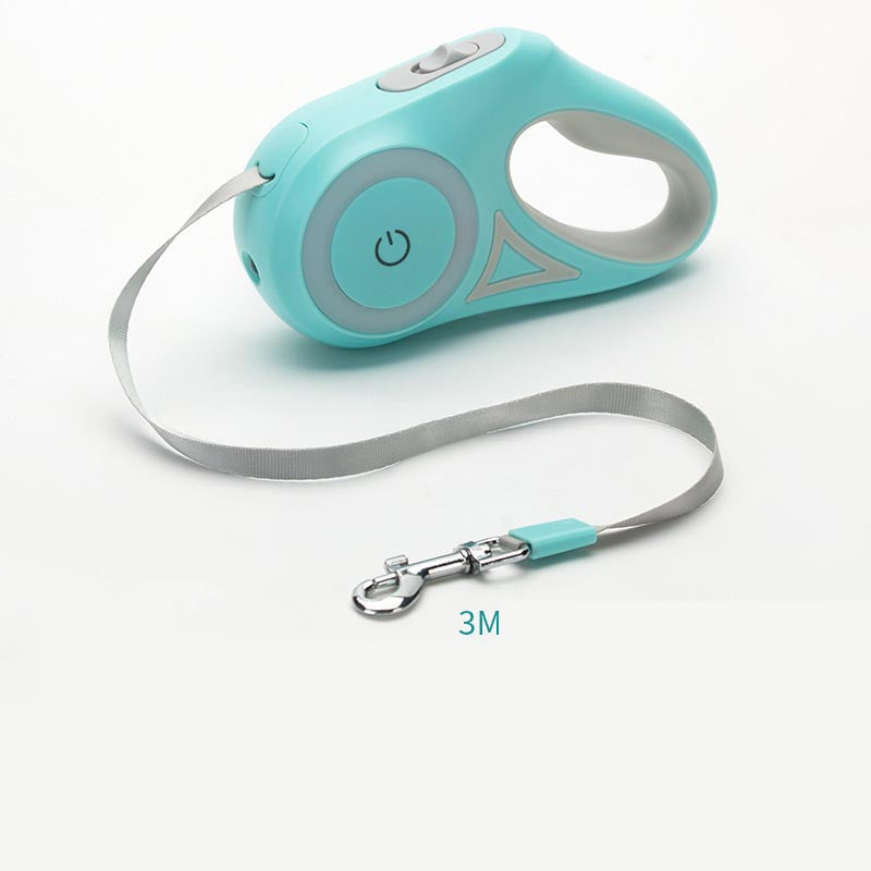 Auto-Retractable Leash + Collar – With Spotlight 