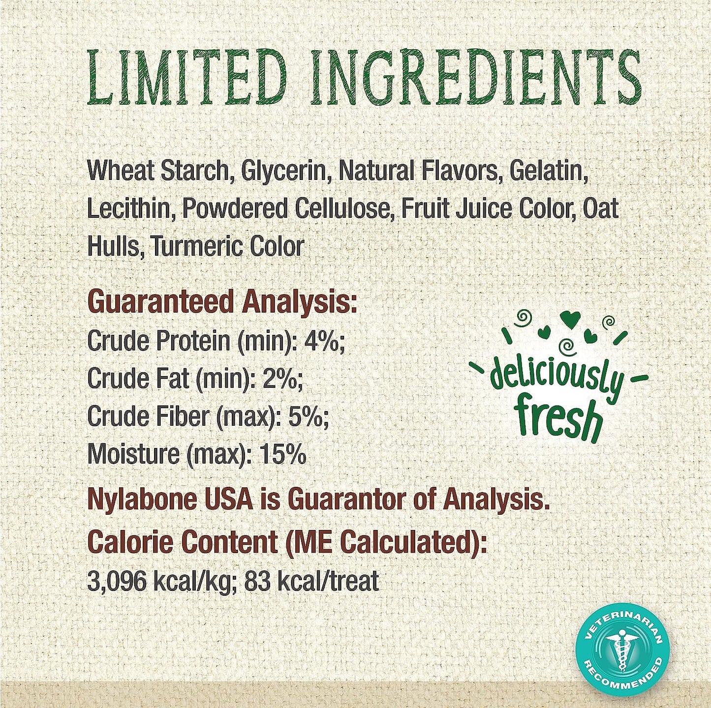 Dental Chews for Dogs – Fresh Breath (40 Count)