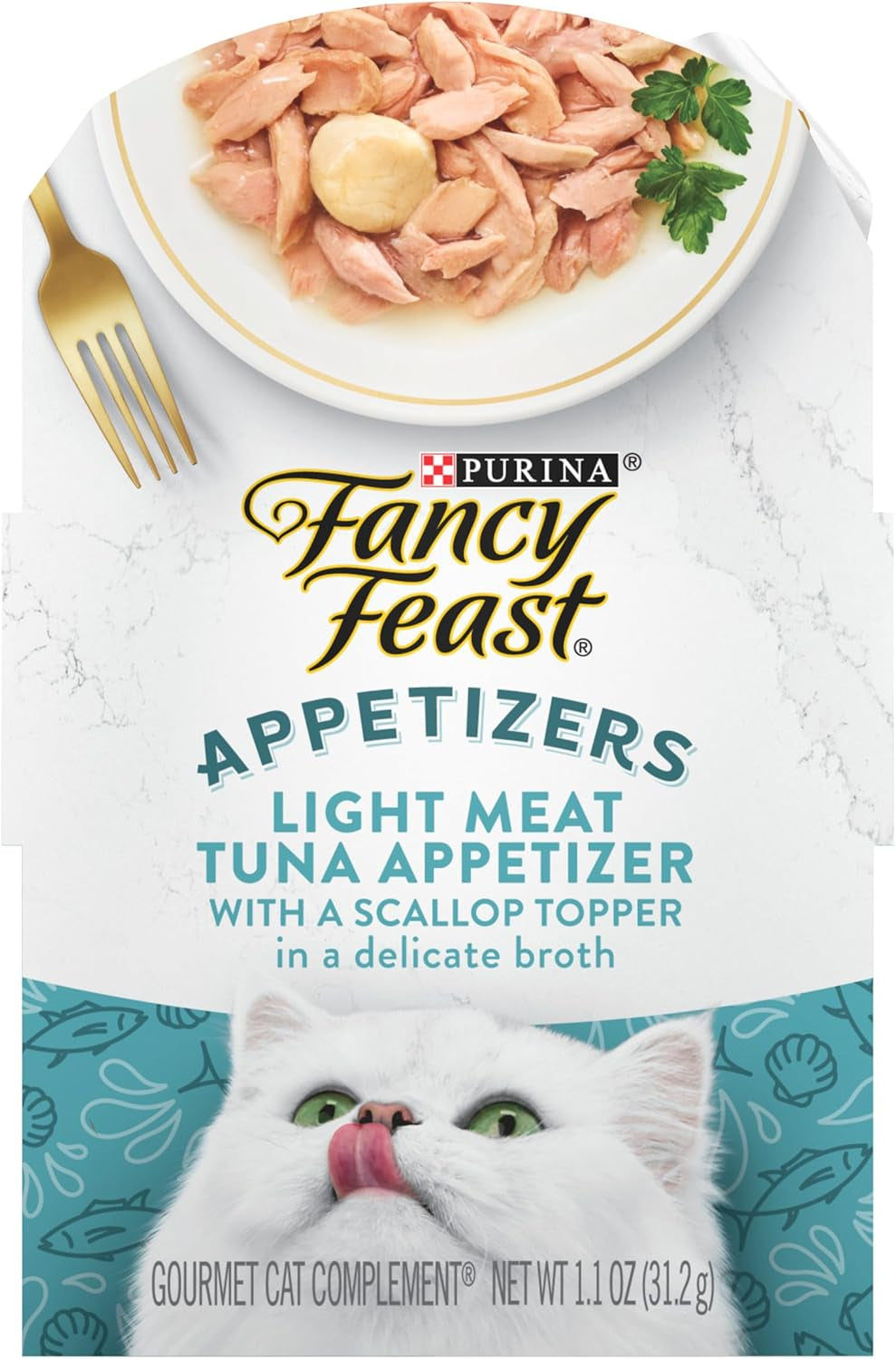 Purina Tuna & Scallop Cat Toppers – 10 x 1.1oz