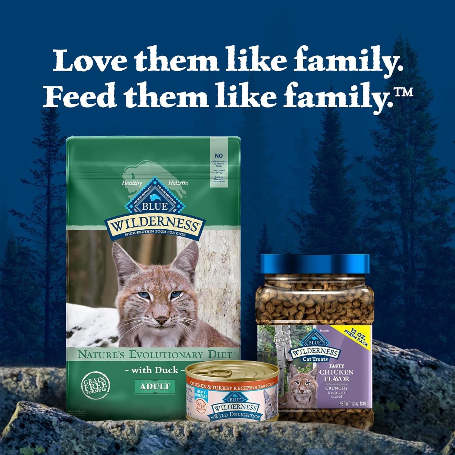 Blue Buffalo Wilderness Natural Duck Dry Cat Food - 11 lb