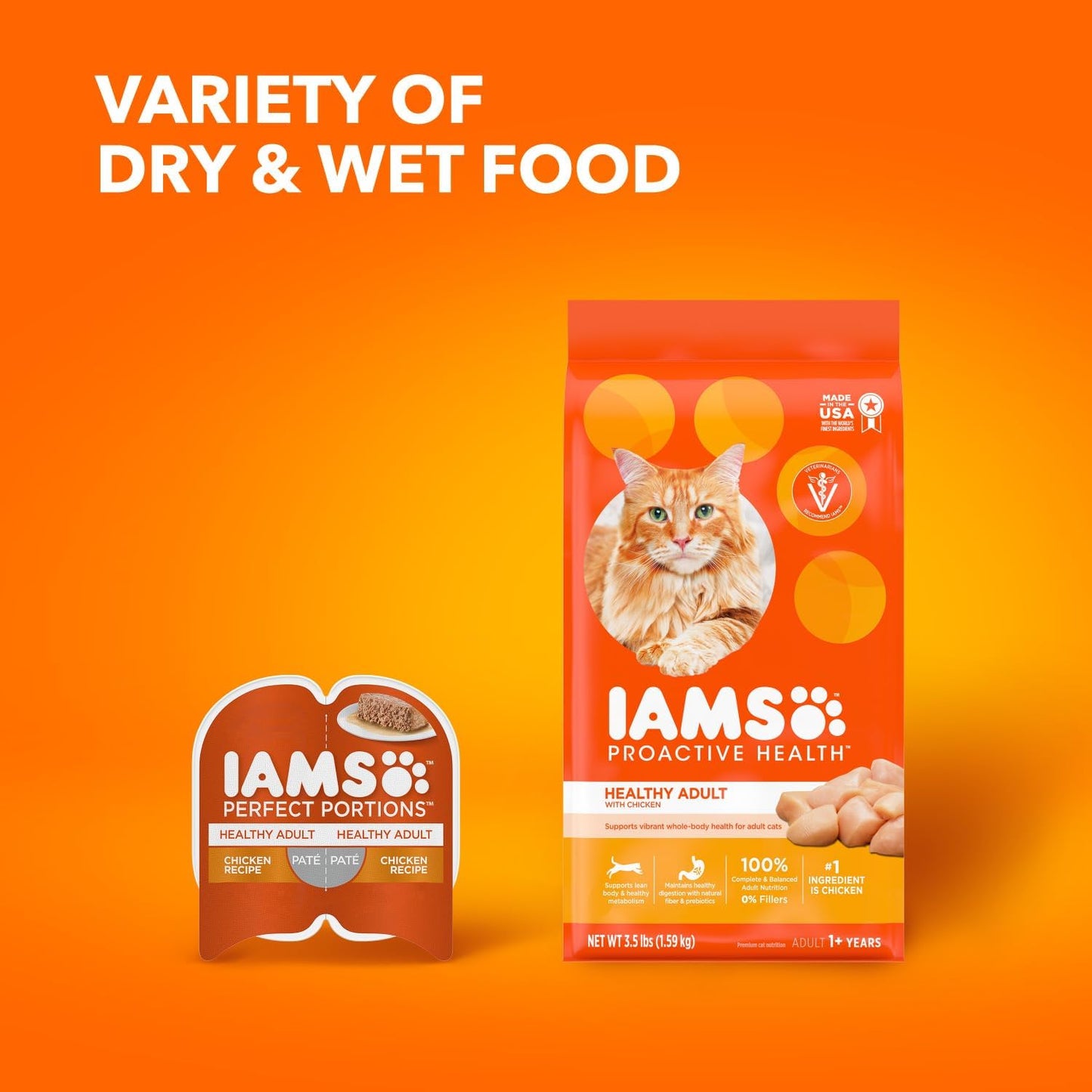IAMS Proactive Health Chicken Adult Dry Cat Food - 7 lb