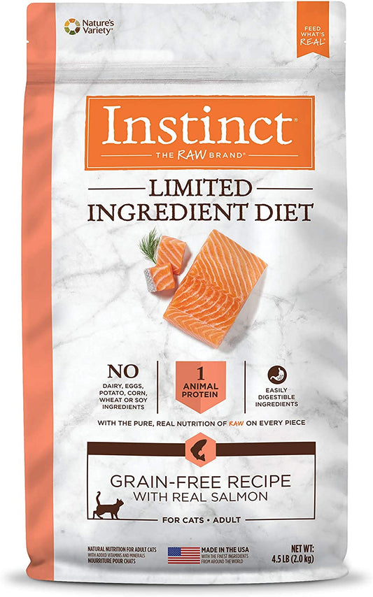 Grain-Free Salmon Cat Food – Limited Ingredient – 4.5 lb