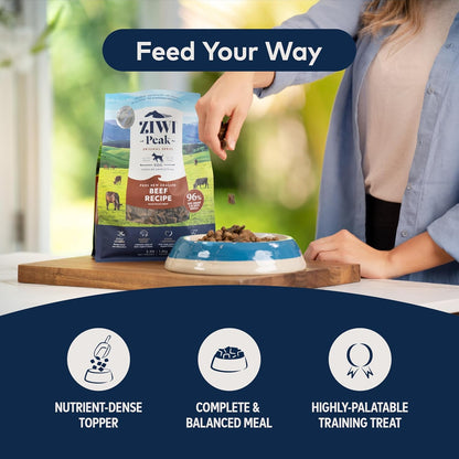 ZIWI Peak High Protein Air-Dried Beef Dog Food – 16 oz
