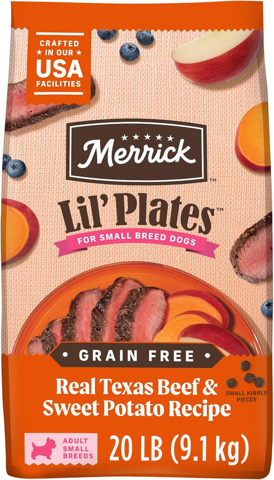  Lil’ Plates Grain-Free Kibble – Beef & Sweet Potato, 20 lb