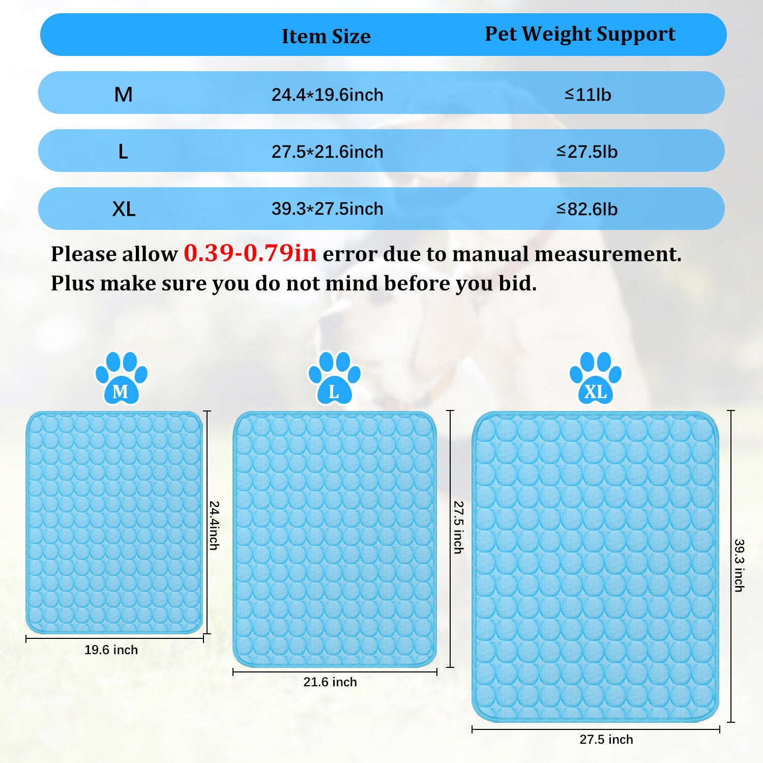 Cooling Mat for Pets – Summer Chill Pad