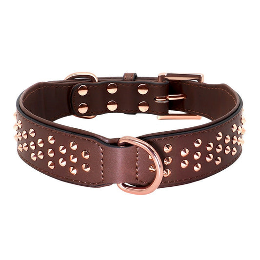 Anti-Bite Rivet Dog Collar