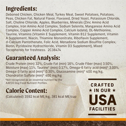 Grain-Free Dog Food – Chicken & Sweet Potato (22 lb)
