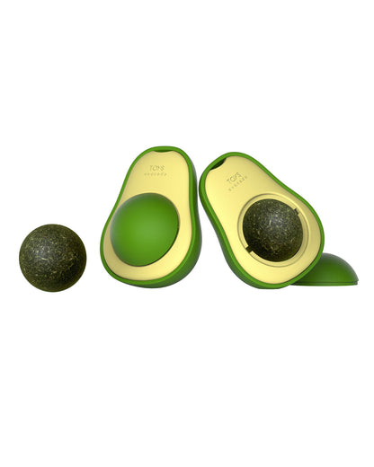 Avocado Catnip Treat Toy