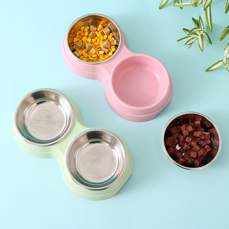 Double Pet Bowl – Food & Water