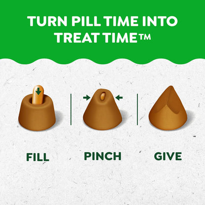 Greenies Pill Pockets Real Peanut Butter Soft Dog Treats – 7.9 oz (30 Count)