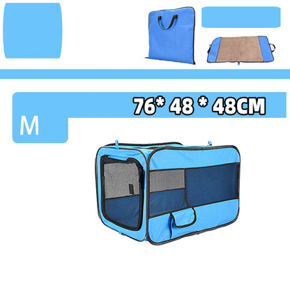 Foldable Pet Travel Carrier – Soft, Secure & Spacious