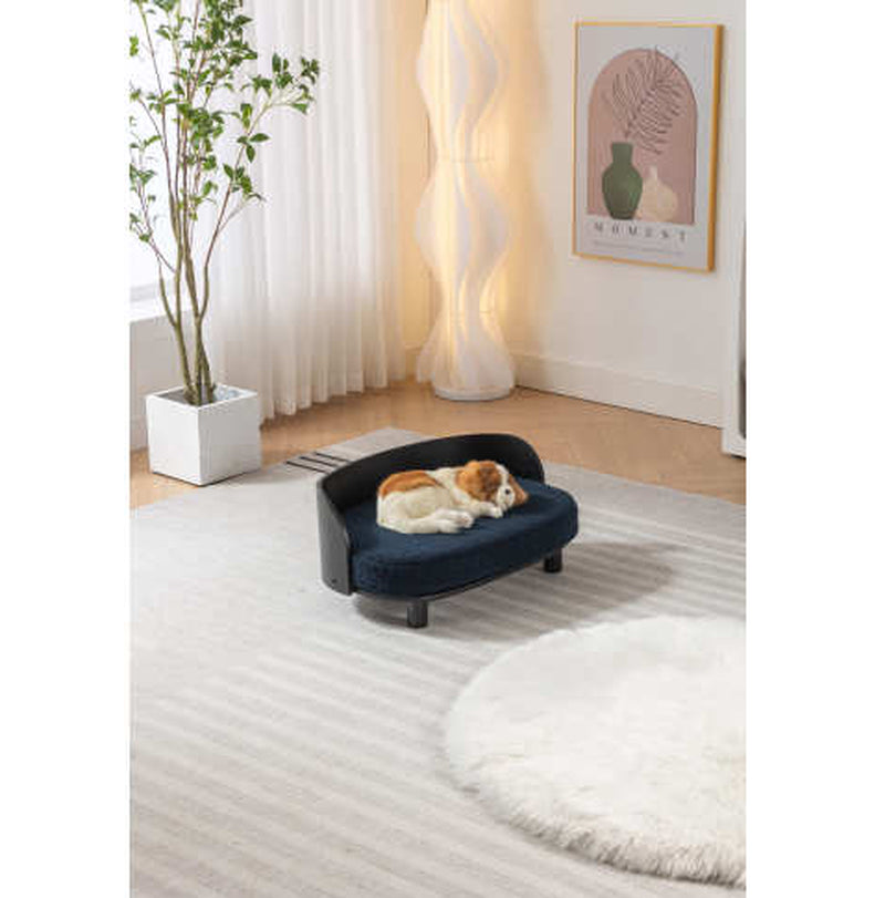 Scandinavian Pet Sofa Bed – Elevated Design & Velvet Comfort
