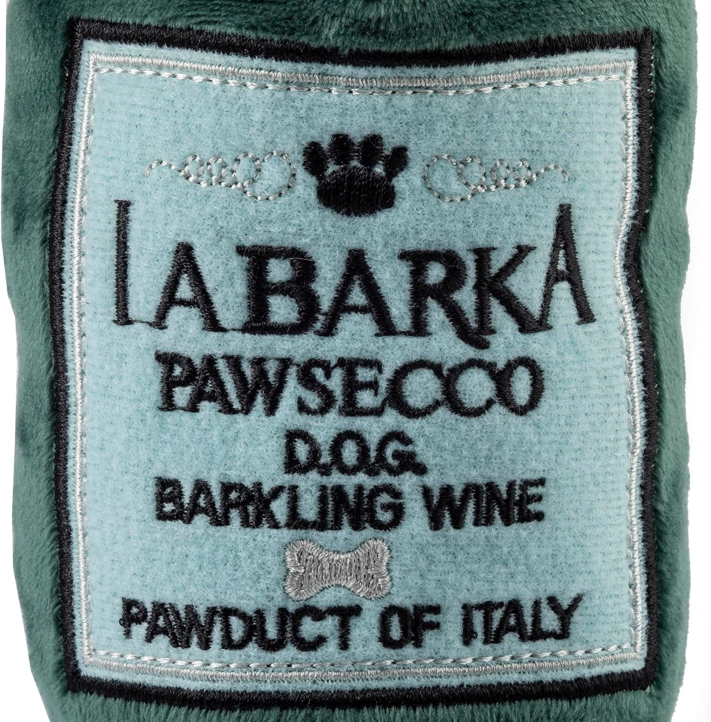 Pawsecco Dog Toy – Plush & Squeaky Designer Fun