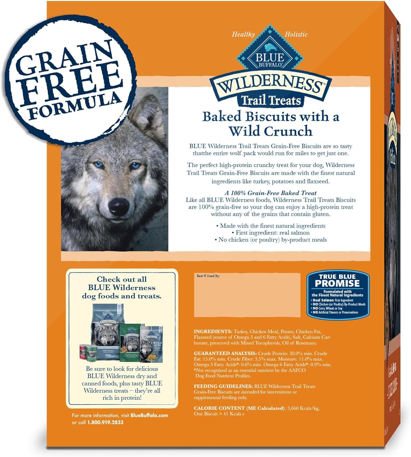 Wilderness Trail Treats Turkey Crunchy Dog Biscuits – 24 oz