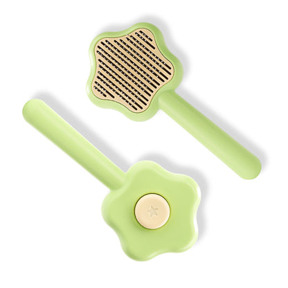 Star-Shaped Grooming Brush – One-Click Fur Remover