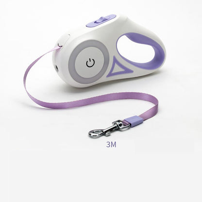 Auto-Retractable Leash + Collar – With Spotlight 