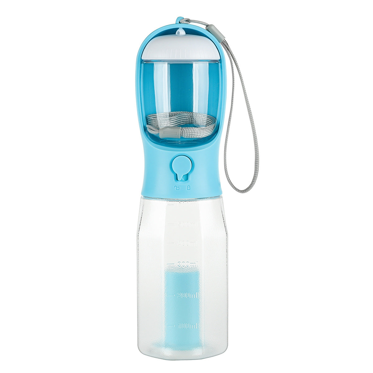 3-in-1 Pet Water Bottle – Leak-Proof Feeder & Poop Dispenser
