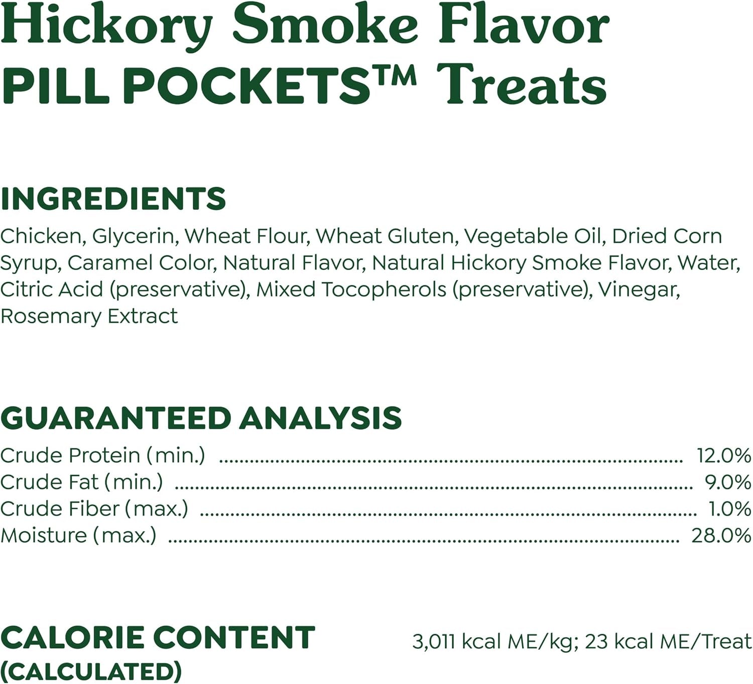 Greenies Pill Pockets Hickory Smoke Soft Dog Treats – 15.8 oz (60 Count)
