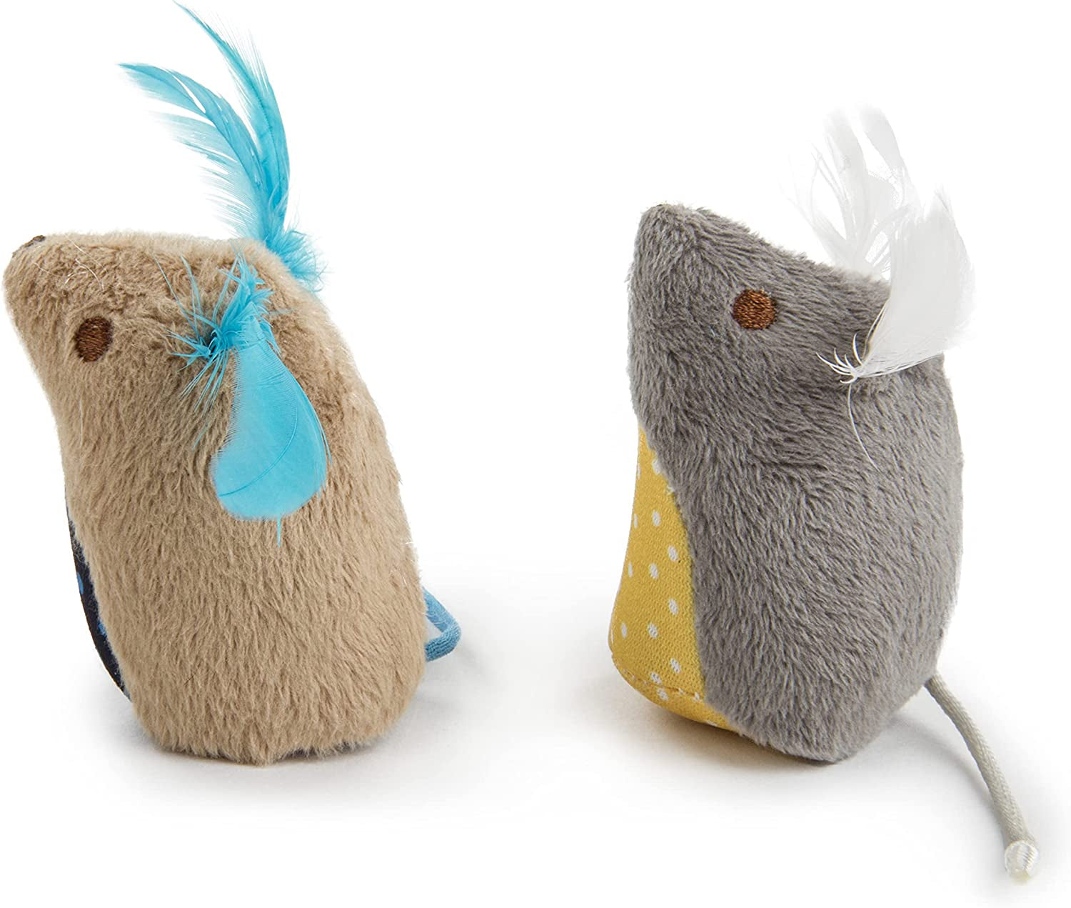 Catnip Mouse Mates – Plush Play & Feline Hunting Fun (2 Pack)