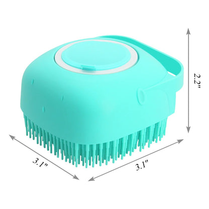 Silicone Bath Brush – Pet Shampoo Massager 