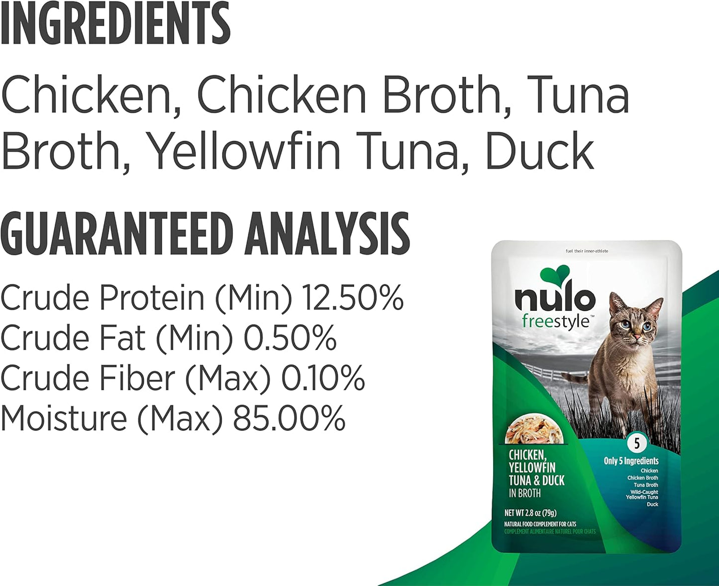 Nulo’s Freestyle Cat & Kitten Wet Food Topper – 2.8 oz
