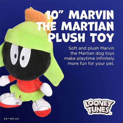 Marvin the Martian Dog Toy – Plush Squeaky Fun for All-Sized Pups