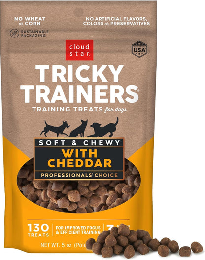 Cloud Star Cheddar Cheese Soft Training Dog Treats – 5 oz