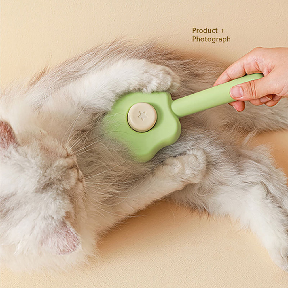 Star-Shaped Grooming Brush – One-Click Fur Remover