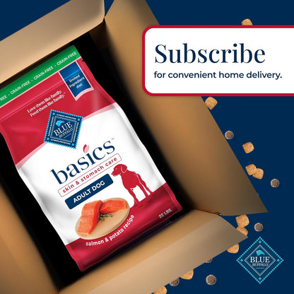 Basics Grain-Free Salmon Recipe Dry Dog Food – 22 lb