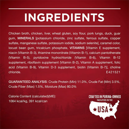 True Instinct Chicken & Duck Cuts in Gravy Wet Dog Food – 13 oz x 12 Pack