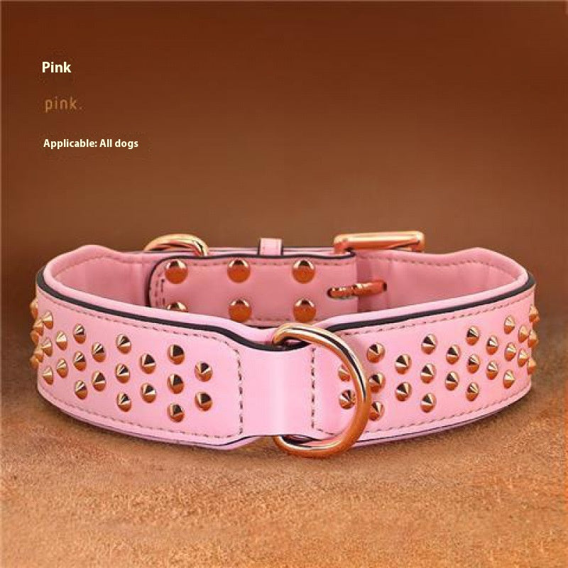 Anti-Bite Rivet Dog Collar