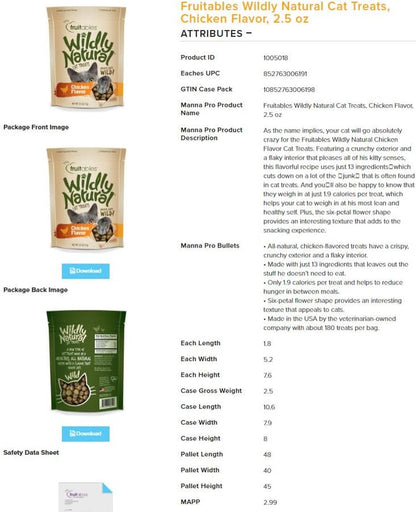 Wildly Chicken Cat Treats – 2.5 oz