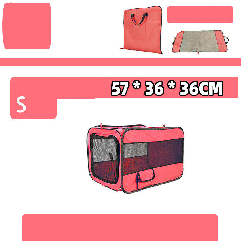 Foldable Pet Travel Carrier – Soft, Secure & Spacious