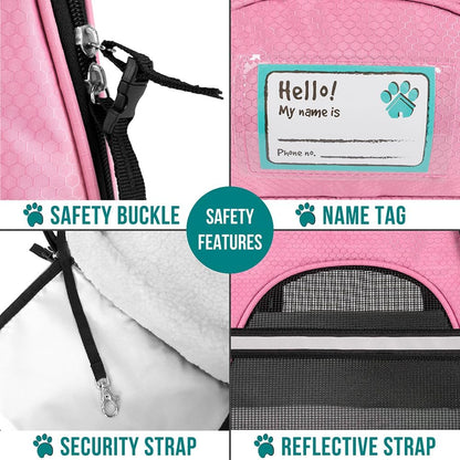 Pink Pet Carrier Bag – Airline-Approved & Travel-Ready
