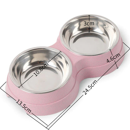 Double Pet Bowl – Food & Water