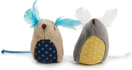 Catnip Mouse Mates – Plush Play & Feline Hunting Fun (2 Pack)